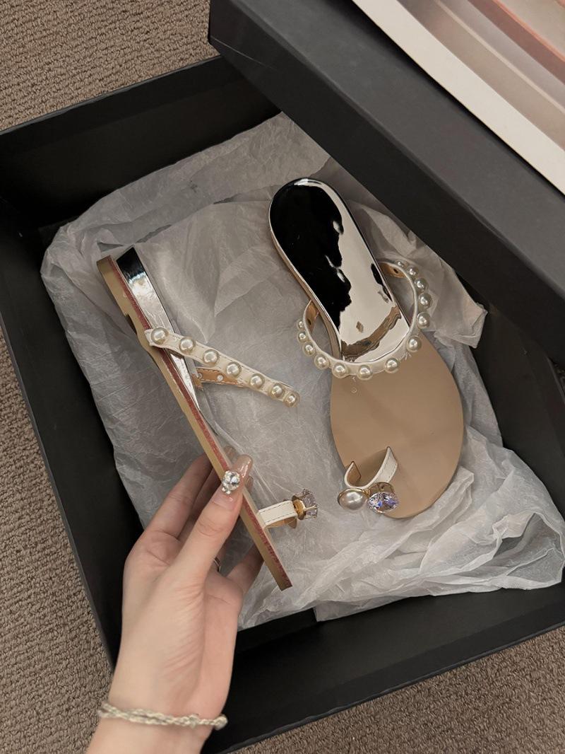 

Вечерний ветер набор страз шлепанцы с открытым носком женские летние 2025 новый темперамент фея танкетка модные сандалии 39