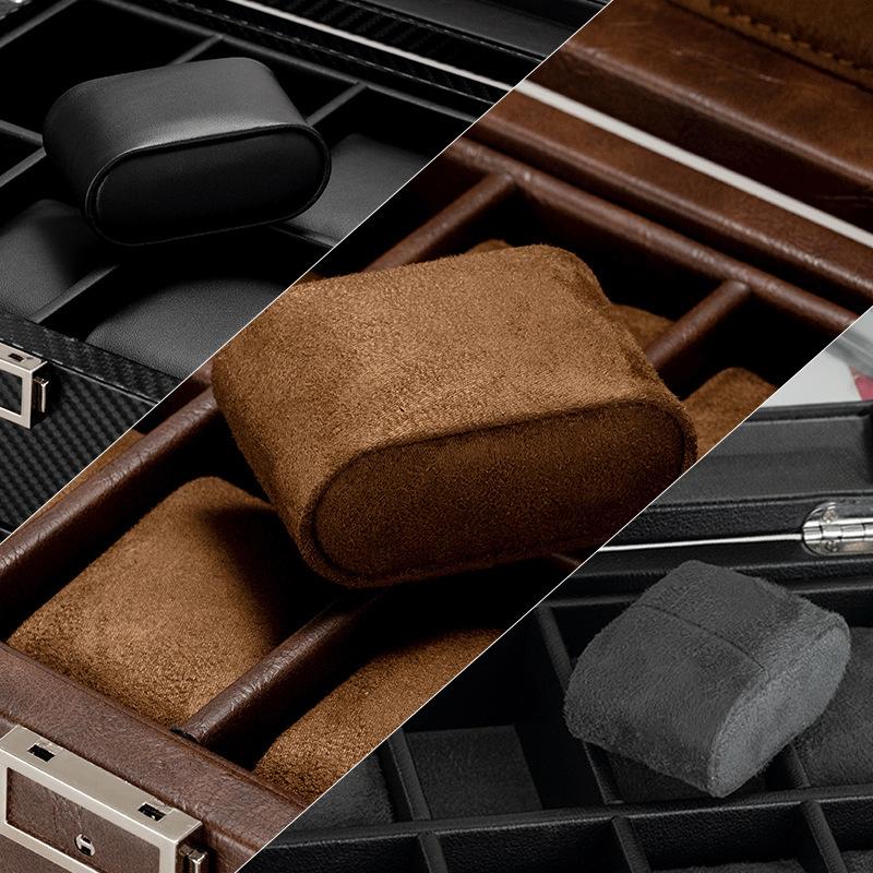 Automatic Watch Winder Luxury Jewelry Box Quiet Japanese Mabuchi Motor Adjustable Modes With Jewelry Storage Case Box