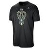 Essential Statement Milwaukee Bucks Short Sleeve Comfortable Soft T-Shirt Men Tops IM8832-010