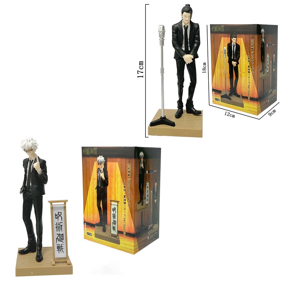 17cm Diorama figurka Jujutsu Kaisen - Satoru Gojo Suguru Geto Verze v obleku Speciální Anime Model Hračka Figurka Dárek k narozeninám