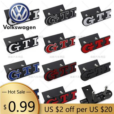 2026 Naujas VOLKSWAGEN VW 3D Metalinis Automobilio Grotelių Lipdukas GTI Emblema Volkswagen Golf 5 Polo Golf 7 5 6 Mk6 7 R 7 Gtd Mk7 Mk4 Mk