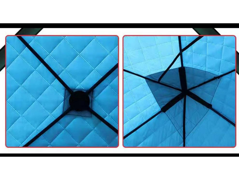 Portable Winter Ice Fishing & Camping Shelter: Thick Cotton-Padded, Windproof, Warm, and Cold Protection Tent