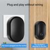 1 Set Wireless Doorbell Waterproof Volume Adjustable Plastic Long Range Smart Doorbell for Home