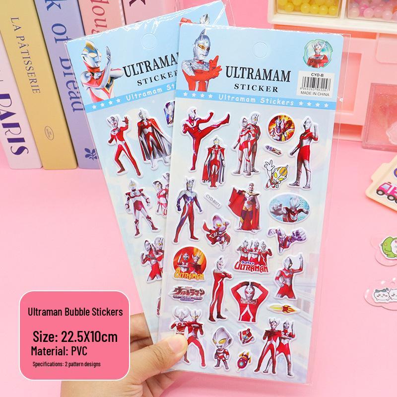 Cross-Border Multi-Style Cute Cartoon Bubble Stickers for Kids