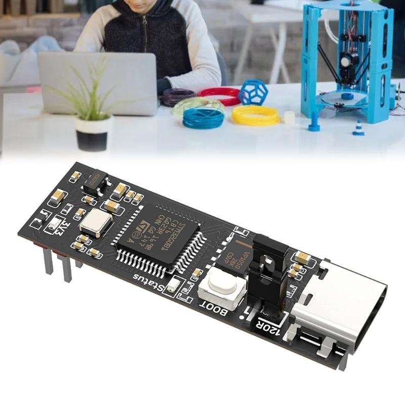 U2C-Modul V1.0 – übernimmt die 32-Bit-ARM-Cortex-M0+-Serie STM32G0B1CBT6 Hauptsteuerung für BIGTREETECH-Pi V1.2, unterstützt CAN-Bus