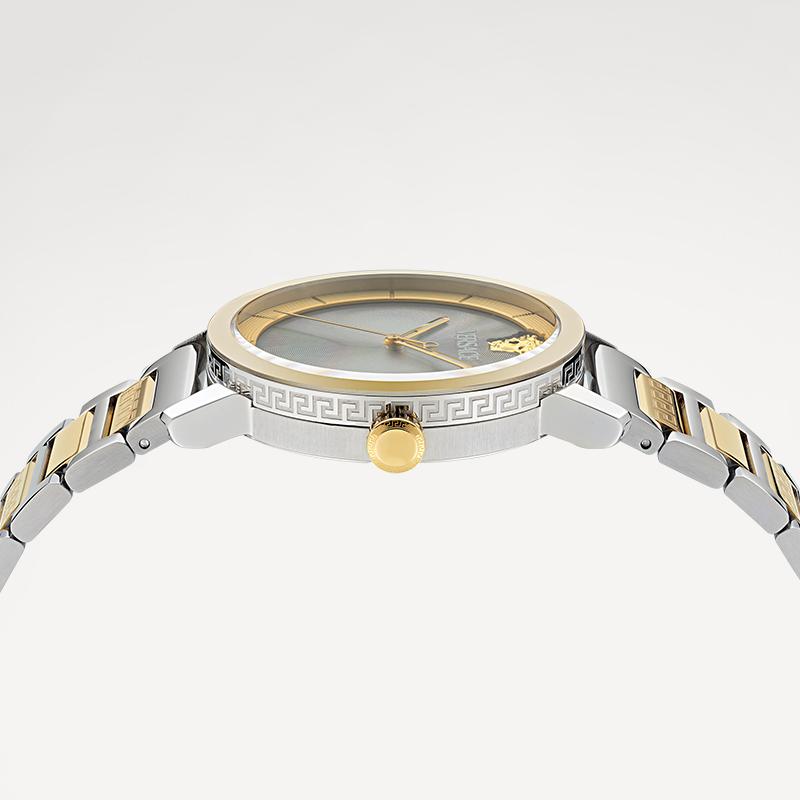 Versace V Helix Bracelet Watch Two-Tone Men Watches Gold VE9G00324