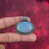 Blue Chalcedony Pendant, 925 Sterling Silver Pendant Jewelry, Handmade Pendant Gemstone Amazing Jewelry For Thanksgiving