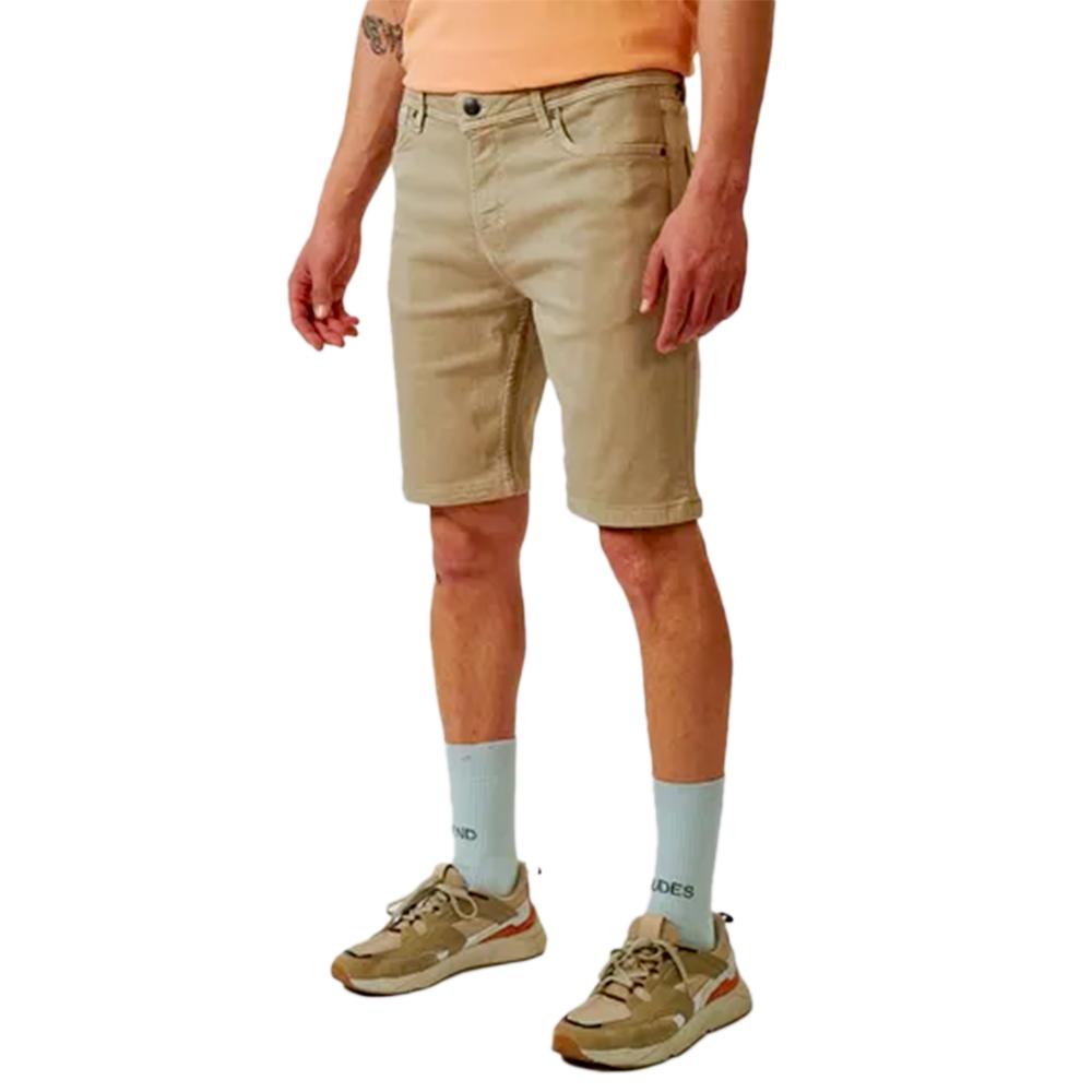 Kaporal VIXTO Bermuda Shorts 97% Cotton Beige