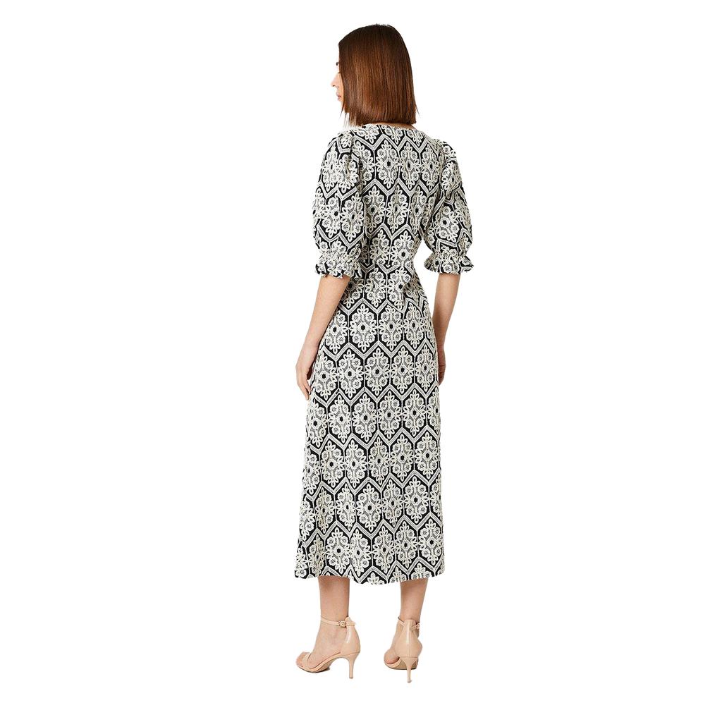 Dorothy Perkins Womens/Ladies Broderie Button Through Midi Dress