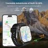2025 Nové Vojenské Dvoupásmové GNSS GPS Chytré hodinky Kompas 10ATM Vodotěsné Bluetooth Hovor Srdeční tep Sportovní Chytré hodinky Pro Xiaomi