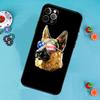 German Shepherd Dog Cartoon Phone Case For iPhone 17 Air 13 16 15 11 12 14 Pro Max 13 12 mini 15 16 Plus 16e Cover Funda