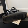 Vintage glossy soft leather commuter shoulder underarm bag