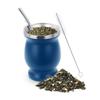 230ML 304 Stainless Steel Mate Cup Double Wall 8oz Portable Tea Mug Mate Gourd with Bombillas and Cleaning Brush