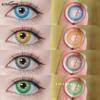 1 Pair of Stylish Color Contact Lenses Bright Blue Soft Lenses Green Contact Lenses Annual Brown Glasses Lenses Gray Beauty Contact Lenses