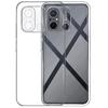 Coque et tour de cou pour Xiaomi REDMI 11A / REDMI 12C - TPU Souple Transparent Cordon Noir réglable Phonillico®