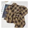 Spring/Summer Plaid Qipao Dress & TR Stretch Casual Shirt Fabric for Children's Clothing & Skirts