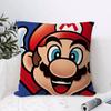 Super Cute Style MMario Game Soft Plush Pillowcase DoubleSided Printed Cushion Cover Hidden Zipper Home Decor