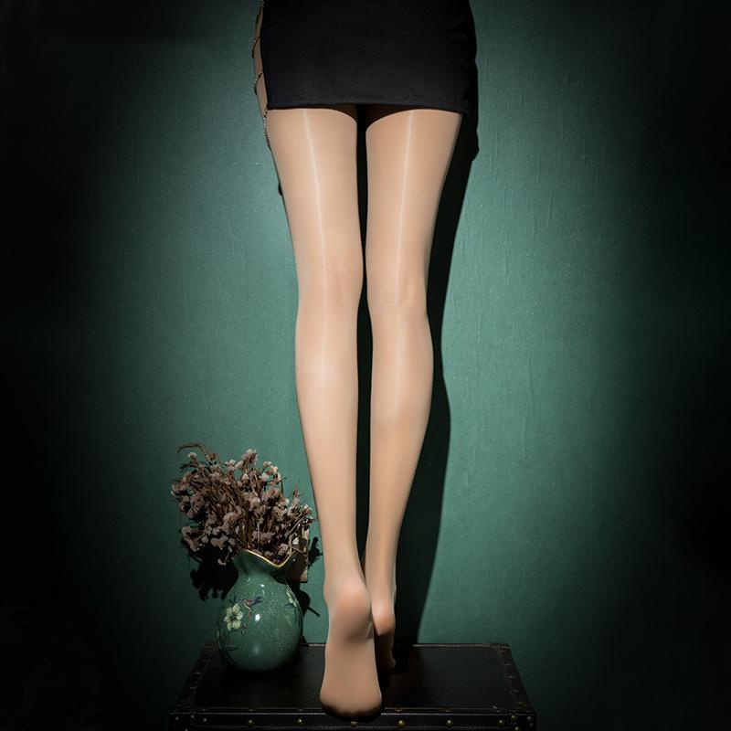 

Сексуальное женское масляное блестящее нижнее белье, чулки с открытой промежностью, эластичные горячие ультратонкие блестящие колготки, клубная одежда, женские глянцевые колготки, одежда Close Crotch 40-70kg