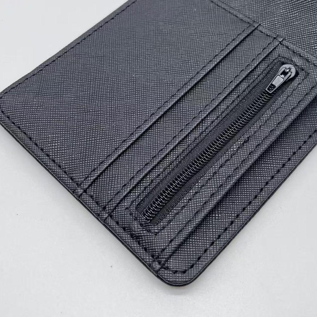 2025 Cross-border Men's Short Bifold Horizontal Wallet