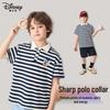 Kids' Summer Striped Mickey Polo Shirt
