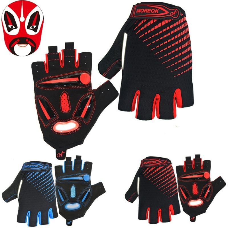 New Mountain Road Hot Selling Bicycle Motorcycle Bicycle Popular Riding Half Finger Outdoor Sports Short Finger Fitness Gloves