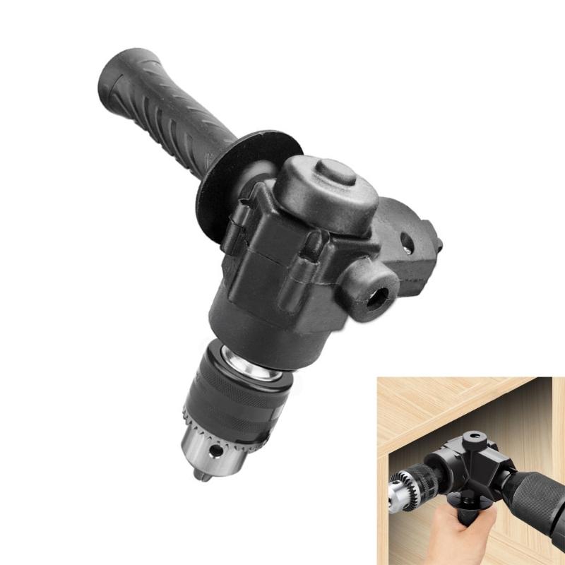 90 Degree Portable Right Angles Grinder Converter Chuck Angles Impact Drill Adapter for Grinder Power Tool Accessories