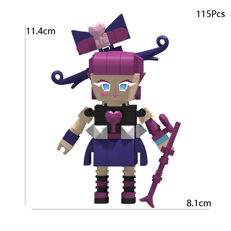 7pcs Shadow Milk Building Blocks Cookie Man Kingdom Building Blocks Shadow Milk Cookie Blocks brick Toys for Kids Birthday Gift