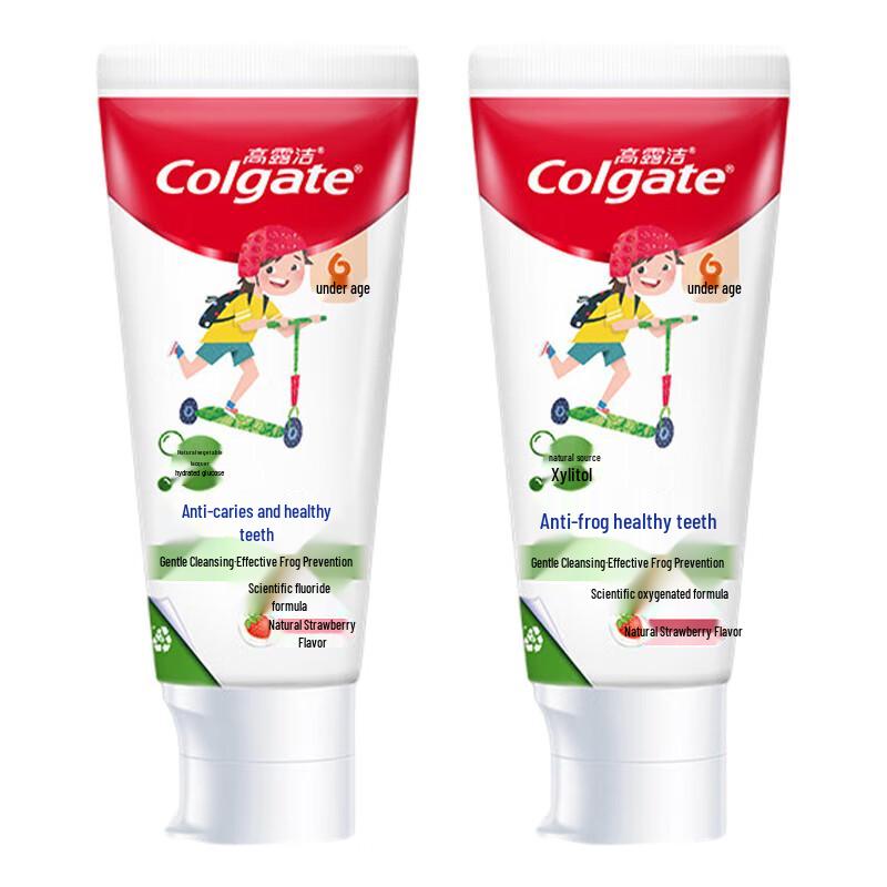 

Colgate Kids Anti-Cavity Strawberry Toothpaste, 70g x 2-pack