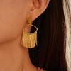 Personalized Geometric Chain Tassel Dangle Earrings for Women Ladies Europea and America Fashionable Drop Earrings Jewelry Gifts