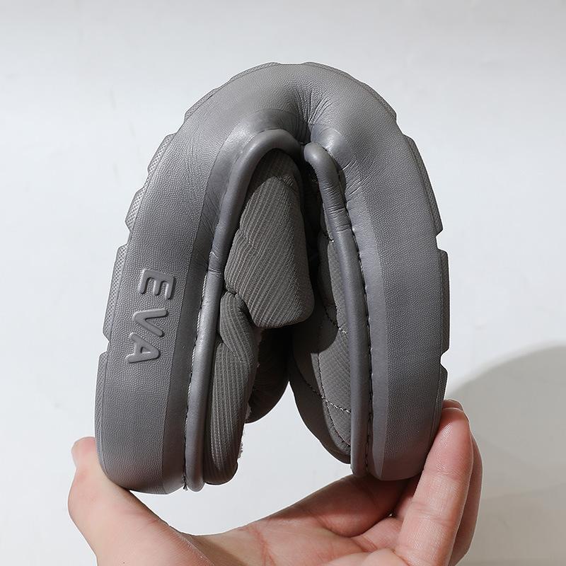 Pantofole invernali da uomo in velluto di cotone, casual, calde, con suola spessa, grandi dimensioni, antiscivolo, scarpe da interno, 38-47