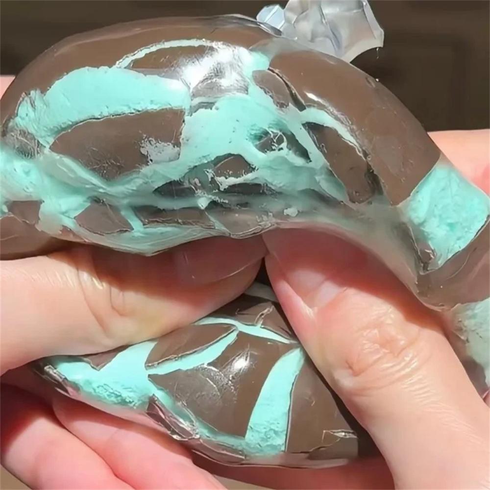 Miętowa Ciemna Czekolada Ręcznie Robiona Kulka Anty stresowa Ściskana Sensoryczna Fidget Miętowa Czarna Chrupiąca Kulka Ulgę w Stresie Symuluj Sensoryczną