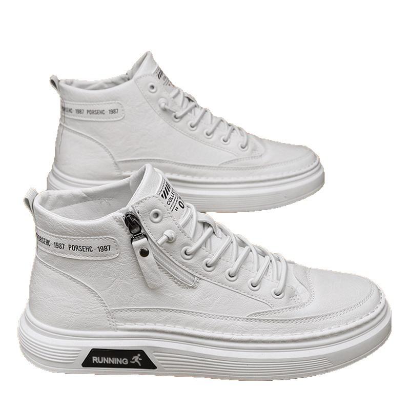 Board Shoes 22 Autumn and Winter New Shoes High-top Leather Sports and Leisure Leather Shoes