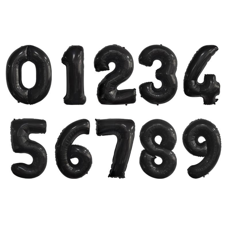 Football Award Latex Balloon Digital Aluminum Film Set Baby Birthday Party Decoration Scene Arrangement