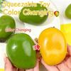 Mango Squishy Slow Rising Crystal Stress Relief Toy Color Changing Squishy Toy Sensory Fidget Toys Photochromic For Adults Gifts