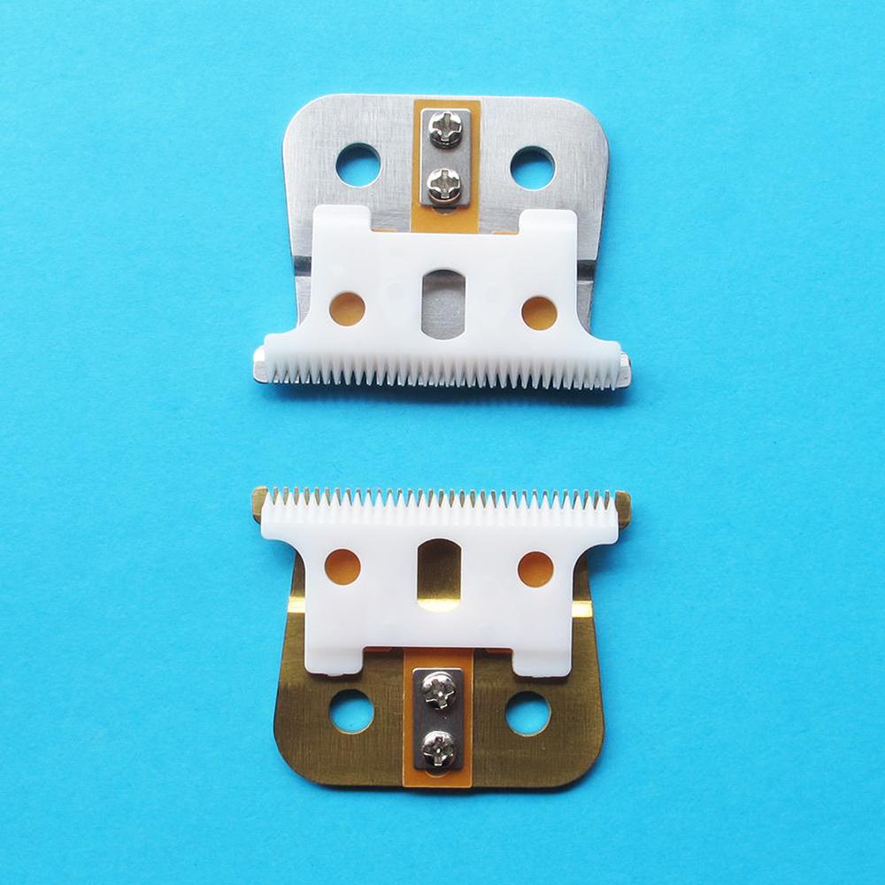 Replacement Steel and Ceramic Blade Set T-Blade Replacement for ANDIS GTX Detail Trimmer for