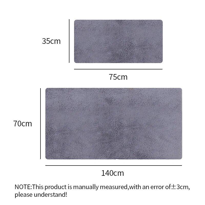 Fashionable Men's Two-piece Set of Bath Towels, One Pair of Household Coral Velvet, Absorbent and Wearable, Can Wrap Towels, Bath Towels