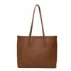 Large Capacity Tote Handbag for Women Faux Leather Shoulder Bag Office Commute Purse CLE