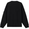 Stone Island FW25 Autumn Winter Logo Crew Neck Long Sleeve Sweatshirt Men sweatshirt Black K2S156100008S0A20-V0029