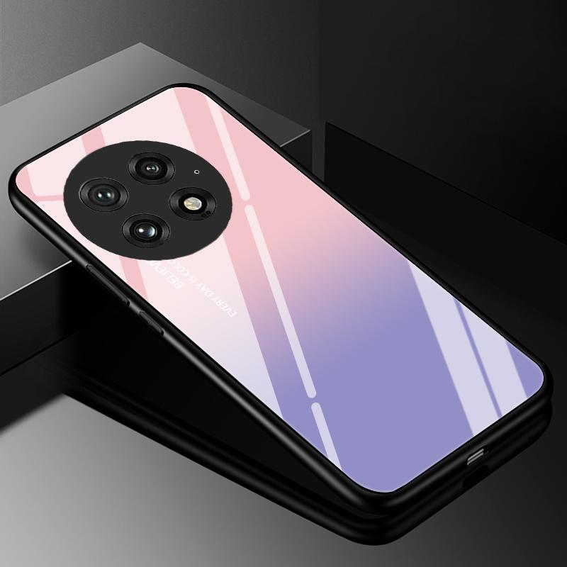 For Oneplus 13 13R Case Cover Tempered Glass Cases for Oneplus Ace 5 Pro Nord 4 13Pro Hard Back Bumper For Oneplus 13R ACE5 PRO