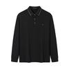Septwolves Men's Modal Brushed Long-Sleeve Polo Shirt