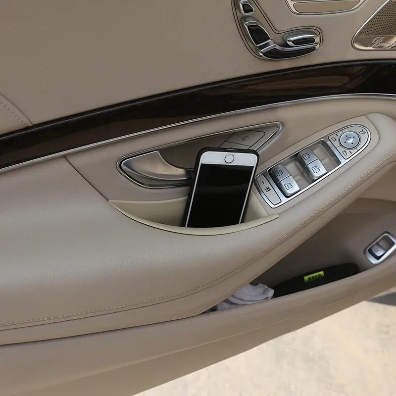 LHD For Mercedes Benz W222 S-Class S300 S320 S350 S400 Car Accessories Car Front Door Storage Box Container Holder Tray