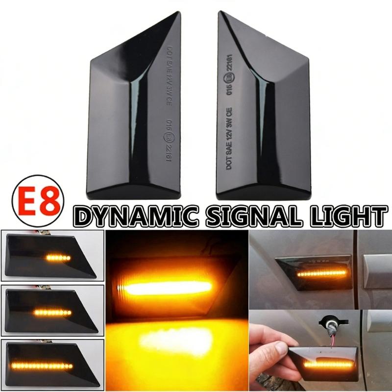 LED Dynamische Sequenzielle Blinkerleuchten für Vectra C Signum Einfache Installation ABS Seitenmarkierungsleuchte