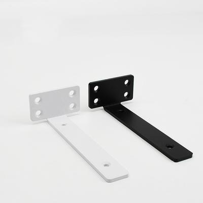 2 Stück schwebende Regalhalterungen Stahl Wandmontage Unsichtbare T-Regalhalterungen Feste Regalhalterungen für Badezimmer und Küche Aufbewahrungshalterung