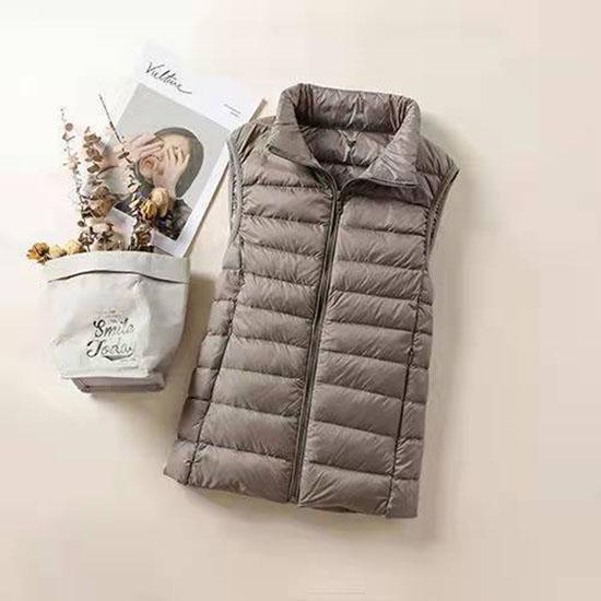 Ultralight Down Vest Women Sleeveless Jacket Female White Duck Down Waistcoat Female Warm Puffer Jacket Outwear M-8XL