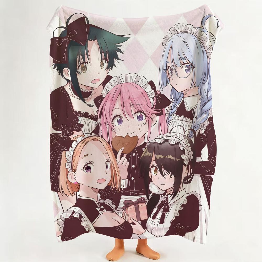 Anime The S Shiunji F Family C Children  Flannel  Blanket Suitable for Sofa Living Room Bedroom