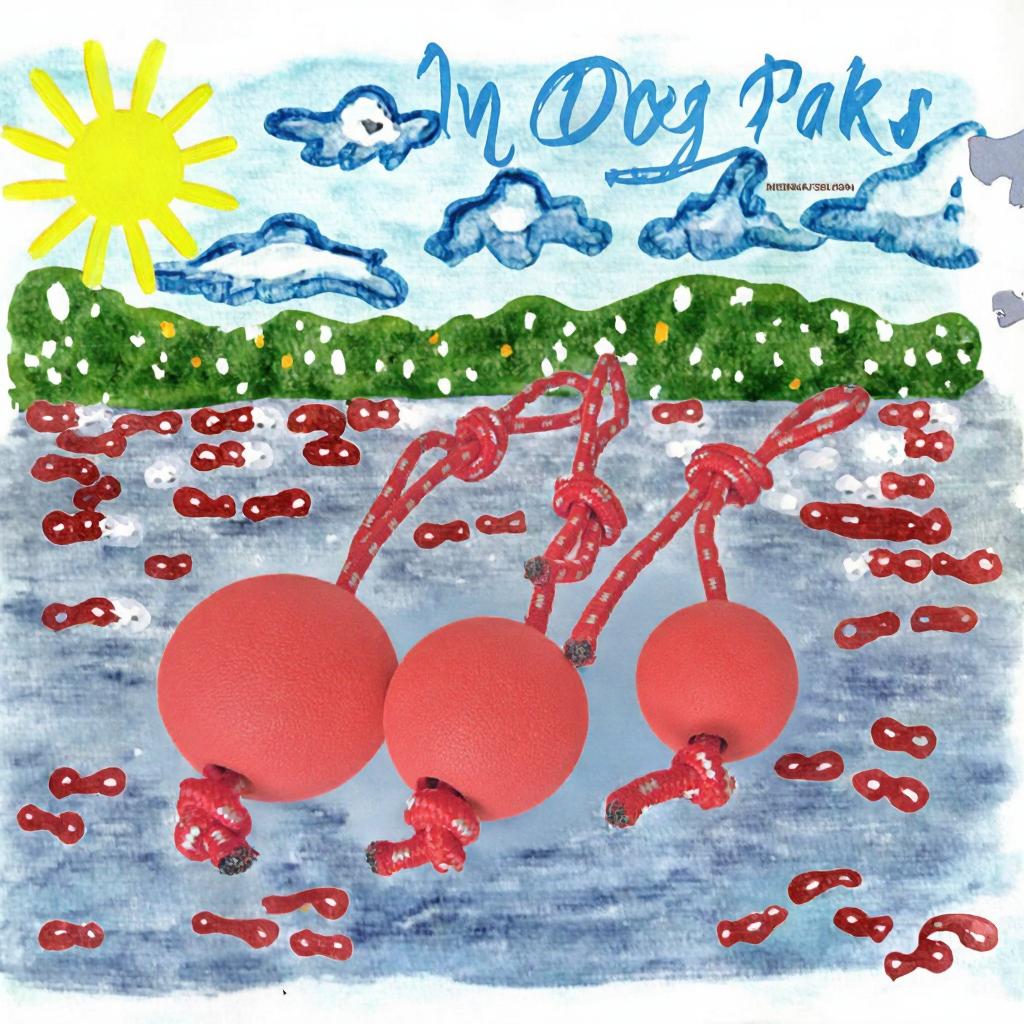 Rubber Dog Toy Ball with Rope for Pet Training Playing Chewing Solid Tooth Cleaning Toys