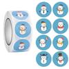 Christmas Stickers 1 Roll 500 Posts  Happy Faces Xmas Kids Stickers Decals For Toys Gifts Crafts Decorations