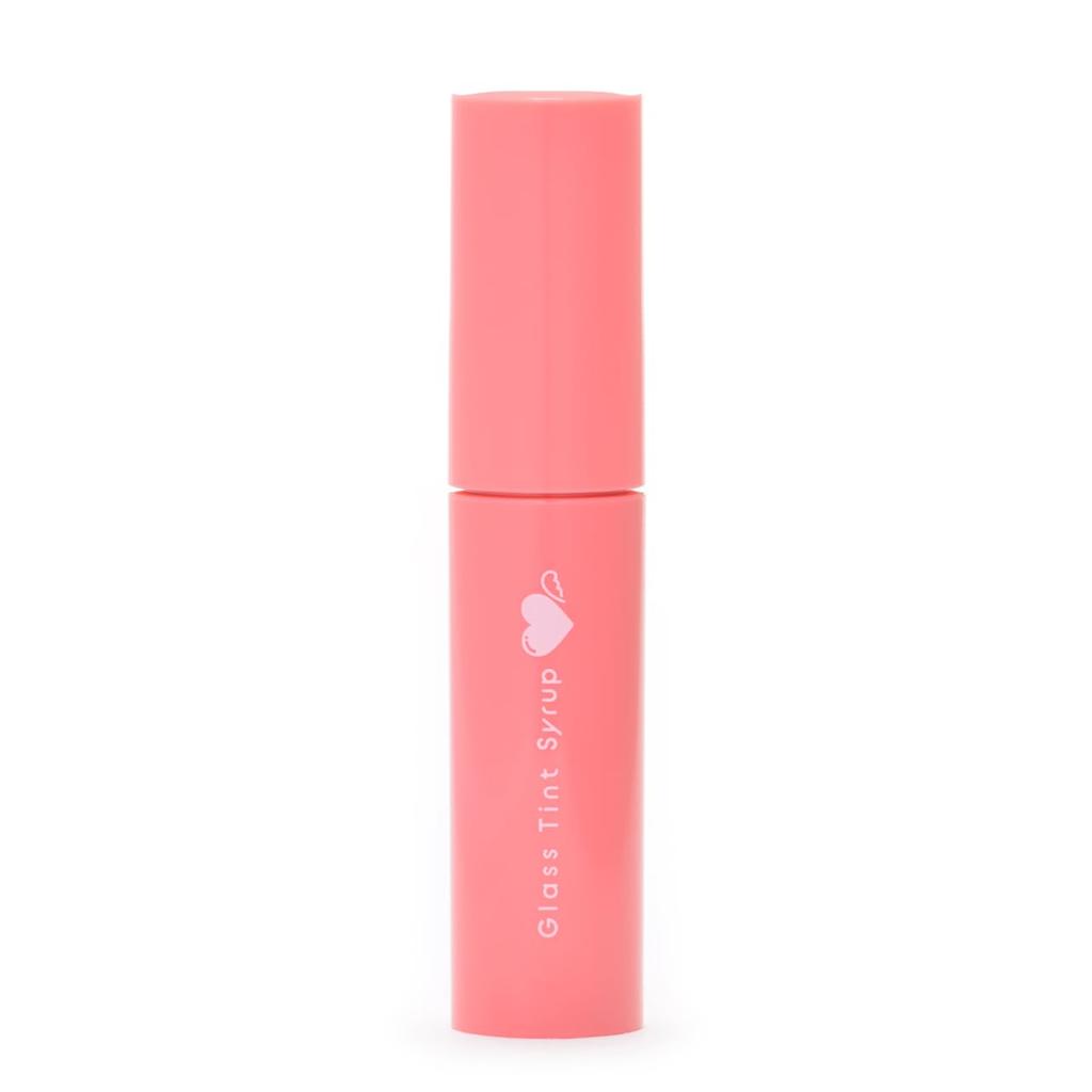 Canmake Glass Tint Syrup 05 Lively Peach Lip Tint Glossy Coral 3.1g