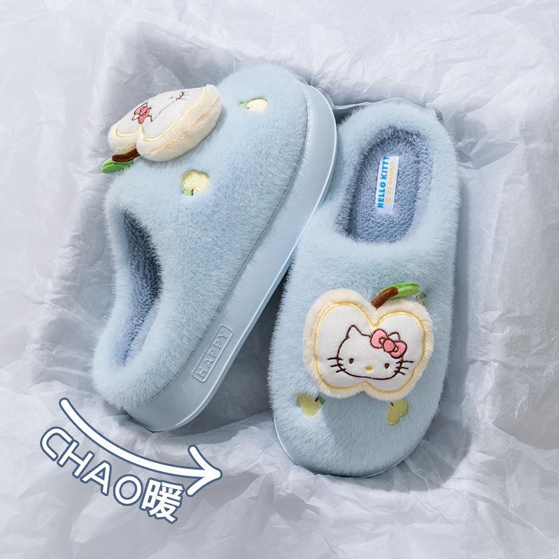 Winter Cotton Slippers Household Plush Household Cotton Mop Cute Non-slip 2025 New Cartoon Indoor Warmth
