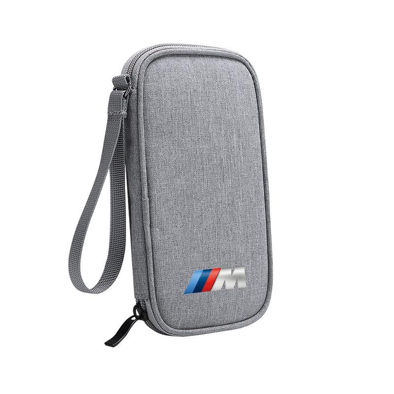 Car Key Organizer ID Card Earphone Storage Bag For BMW M3 M4 M5 G42 G30 G20 E39 E36 E87 E53 F44 F07 F34 G15 G16 G23 G22 F30 F20 Mkcr49